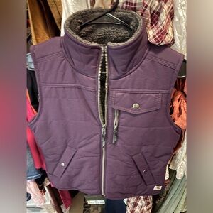 carhartt women’s reversible purple vest